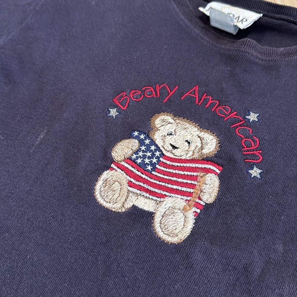 Vintage Brindar Beary American Shirt Size Medium| 4th of July Classic American